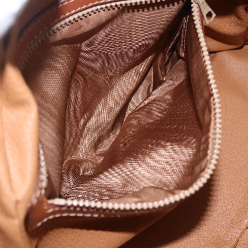 CELINE Macadam Canvas Hand Bag PVC Leather Brown Gold Auth 158983 - Picture 11 of 16